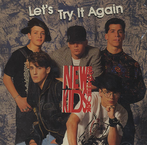 New Kids on the Block Let&#039;s Try It Again cover artwork
