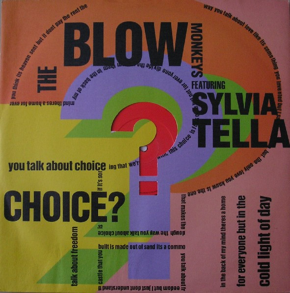 The Blow Monkeys featuring Sylvia Tella — Choice? cover artwork