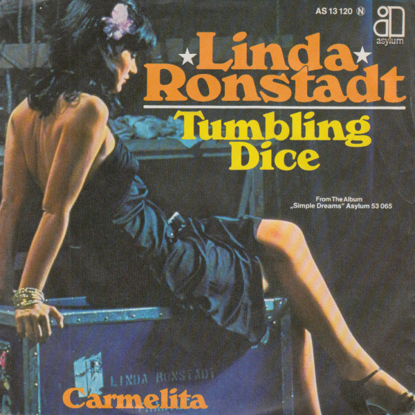 Linda Ronstadt Tumbling Dice cover artwork