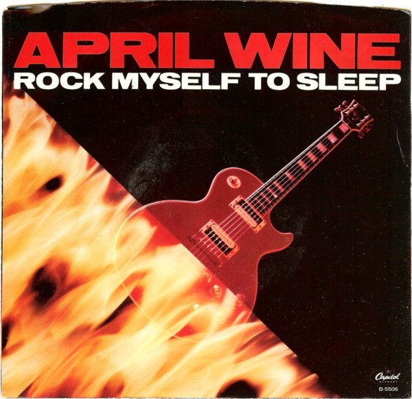 April Wine Rock Myself to Sleep cover artwork