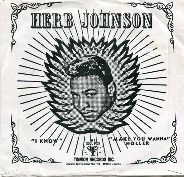 Herb Johnson — I Know cover artwork