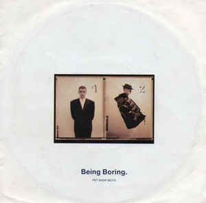 Pet Shop Boys — Being Boring cover artwork
