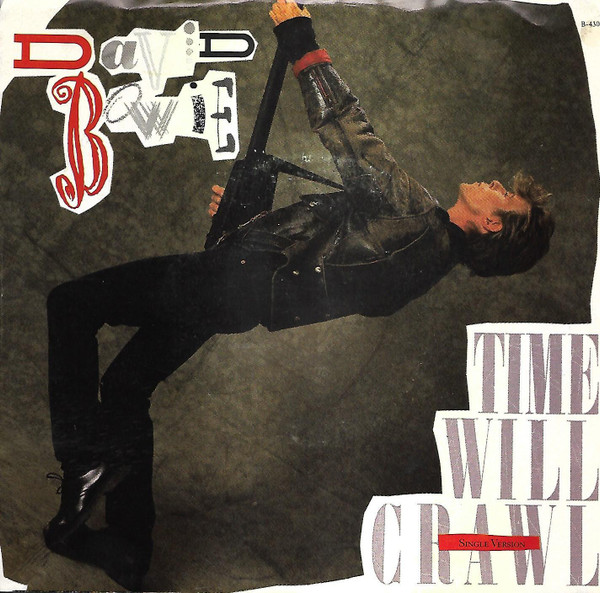 David Bowie — Time Will Crawl cover artwork