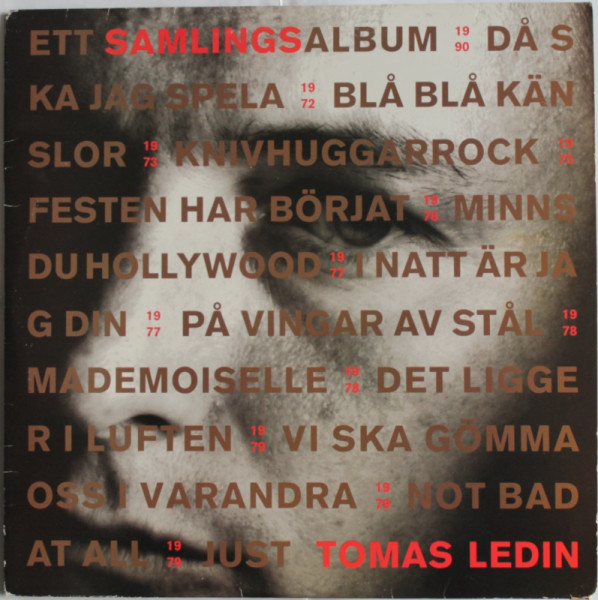 Tomas Ledin Ett samlingsalbum cover artwork
