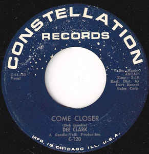 Dee Clark — Come Closer cover artwork