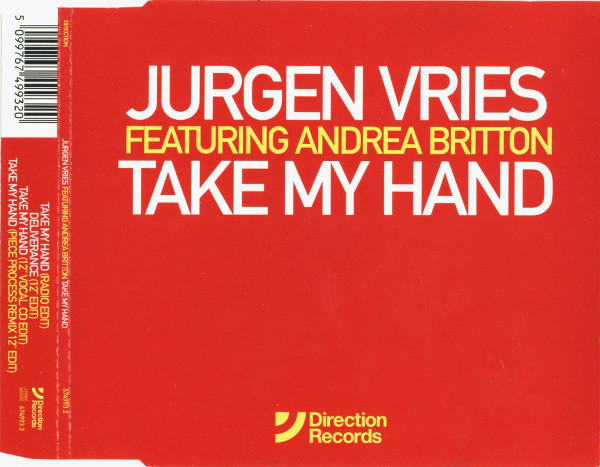 Jurgen Vries featuring Andrea Britton — Take My Hand cover artwork