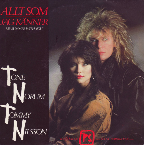 Tone Norum & Tommy Nilsson — Allt som jag känner / My Summer With You cover artwork
