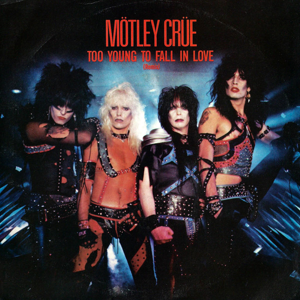 Mötley Crüe Too Young to Fall In Love cover artwork