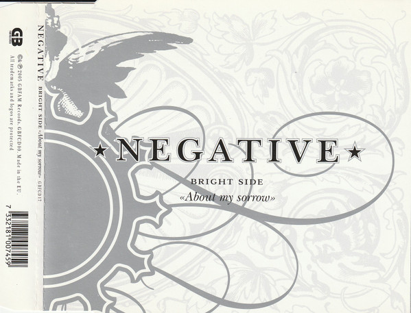 Negative — About My Sorrow cover artwork