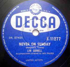 Lynn Cornell — Never On Sunday cover artwork