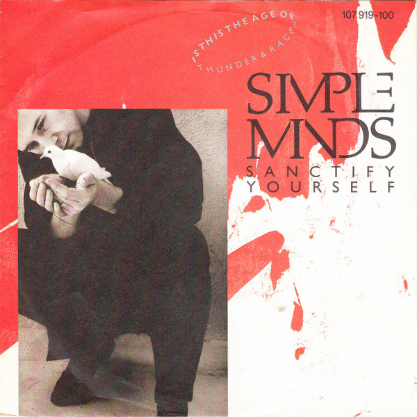 Simple Minds Sanctify Yourself cover artwork
