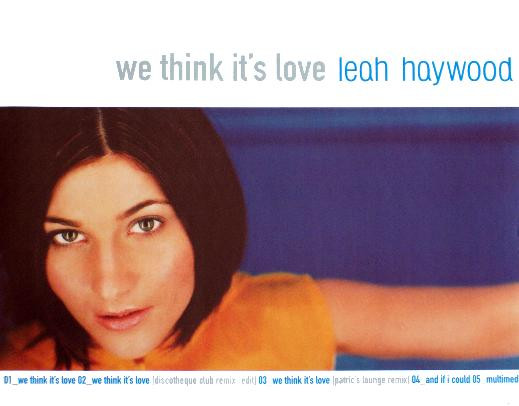 Leah Haywood We Think It&#039;s Love cover artwork