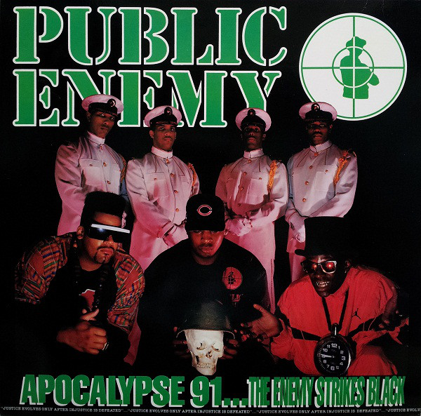 Public Enemy Apocalypse 91... The Enemy Strikes Black cover artwork