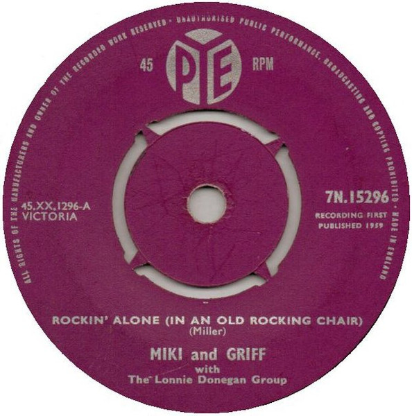 Miki &amp; Griff — Rockin&#039; Alone (In An Old Rocking Chair) cover artwork