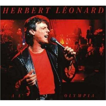 Herbert Léonard A l&#039;Olympia 1988 cover artwork