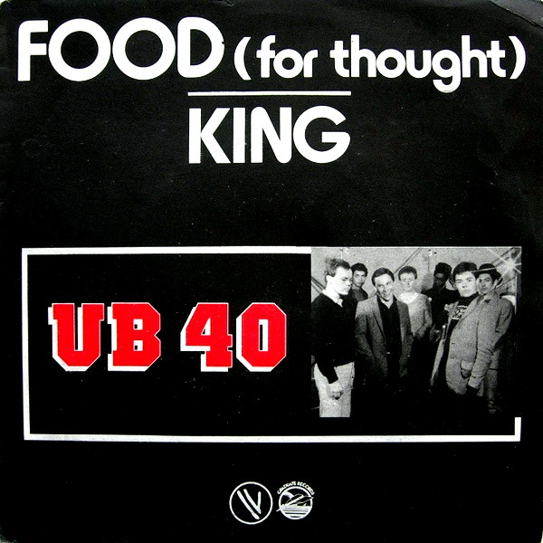 UB40 — King / Food for Thought cover artwork