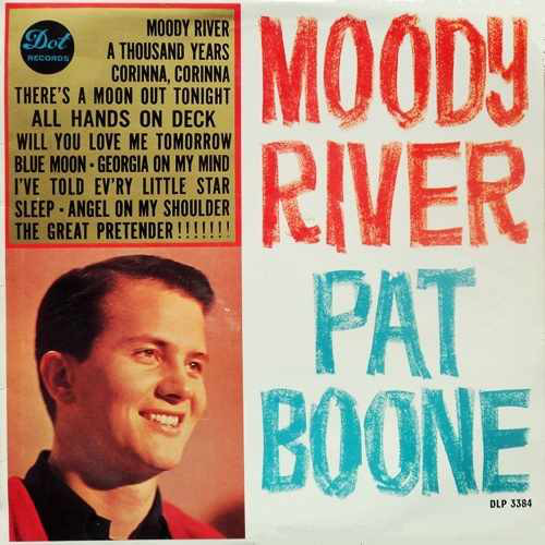 Pat Boone Moody River cover artwork