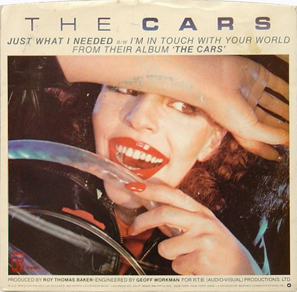 The Cars — Just What I Needed cover artwork
