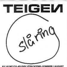 Jahn Teigen — Slå ring cover artwork
