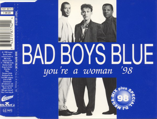 Bad Boys Blue — You&#039;re a Woman &#039;98 cover artwork