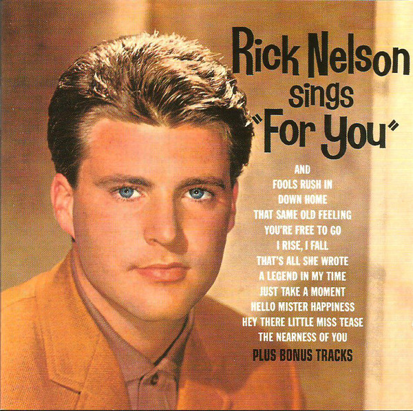 Ricky Nelson Rick Nelson Sings &quot;For You&quot; cover artwork