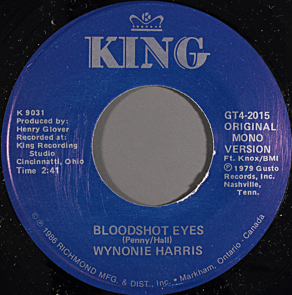 Wynonie Harris Bloodshot Eyes cover artwork