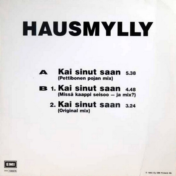 Hausmylly — Kai sinut saan cover artwork