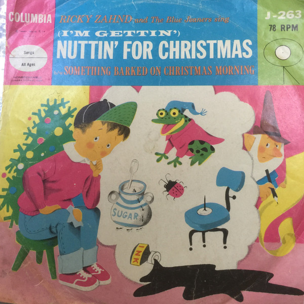 Ricky Zahnd And The Blue Jeaners — (I&#039;m Gettin&#039;) Nuttin&#039; For Christmas cover artwork