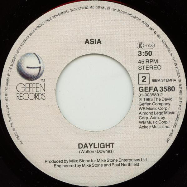 Asia — Daylight cover artwork