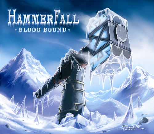 Hammerfall — Blood Bound cover artwork