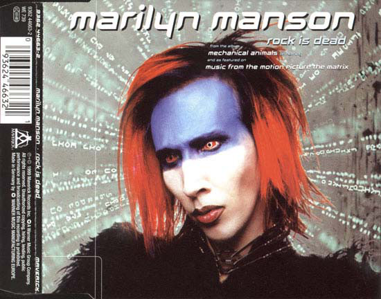 Marilyn Manson Rock Is Dead cover artwork