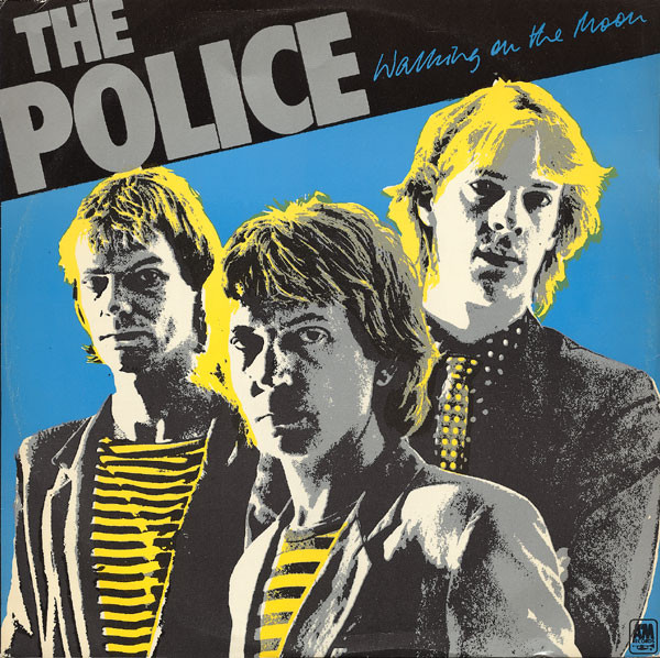 The Police Walking on the Moon cover artwork