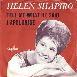 Helen Shapiro Tell Me What He Said cover artwork