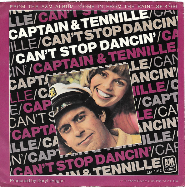 Captain &amp; Tennille — Can&#039;t Stop Dancin&#039; cover artwork