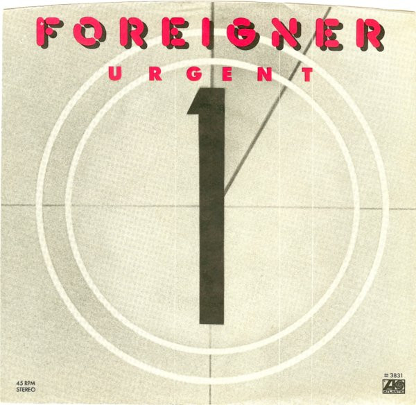 Foreigner Urgent cover artwork
