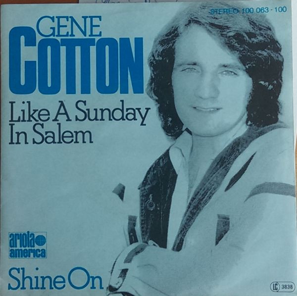 Gene Cotton — Like Sunday in Salem cover artwork