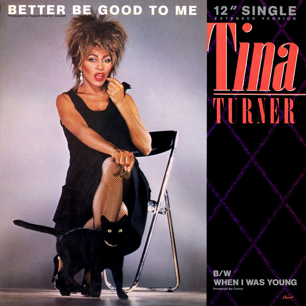Tina Turner — Better Be Good to Me cover artwork