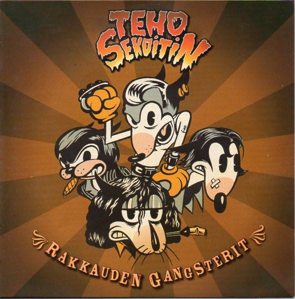 Tehosekoitin Rakkauden gangsterit cover artwork