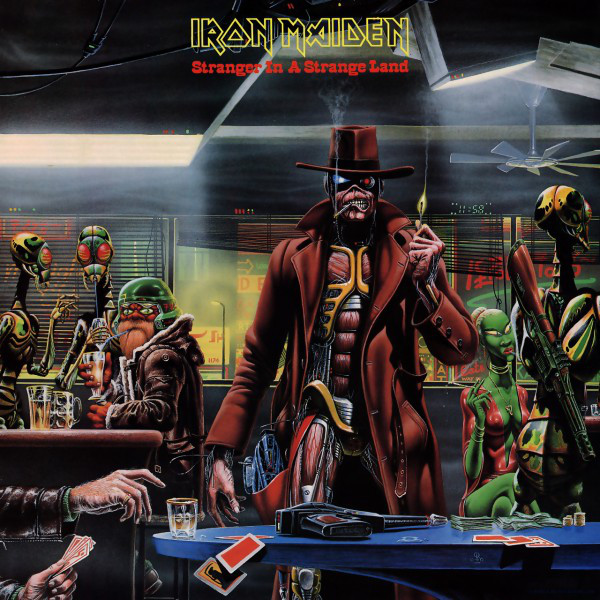 Iron Maiden Stranger in a Strange Land cover artwork