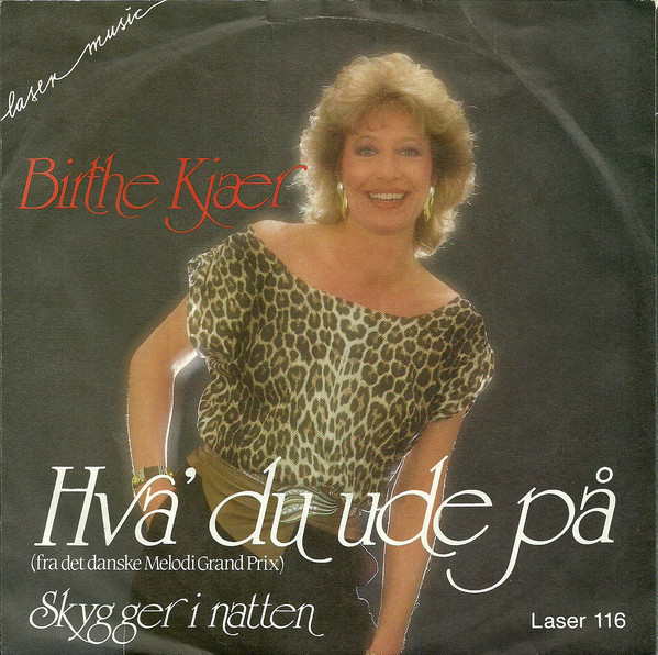 Birthe Kjær — Hva&#039; du ude på cover artwork