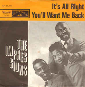 The Impressions — It&#039;s All Right cover artwork