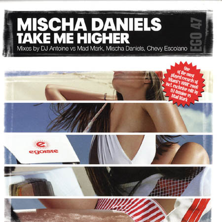 Mischa Daniels — Take Me Higher cover artwork