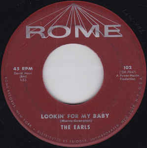 The Earls — Lookin&#039; for My Baby cover artwork