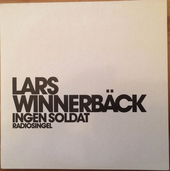 Lars Winnerbäck — Ingen soldat cover artwork