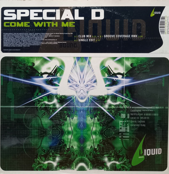 Special D — Come With Me cover artwork