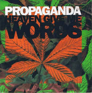 Propaganda — Heaven Give Me Words cover artwork