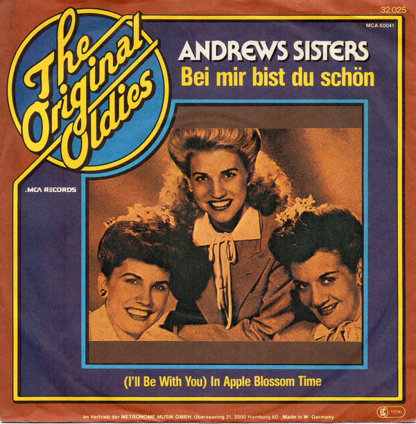The Andrews Sisters — Bei Mir Bist Du Schön (Means That You&#039;re Grand) cover artwork