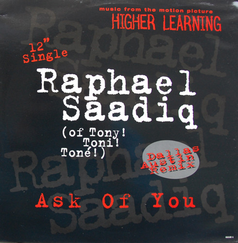 Raphael Saadiq Ask Of You cover artwork