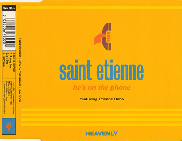 Saint Etienne — He&#039;s On The Phone cover artwork