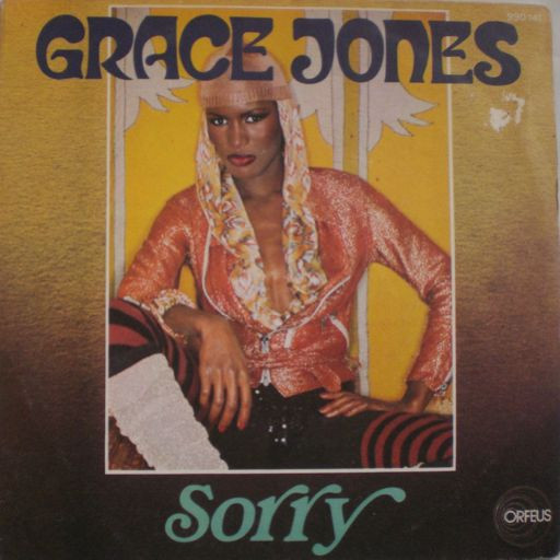 Grace Jones Sorry cover artwork